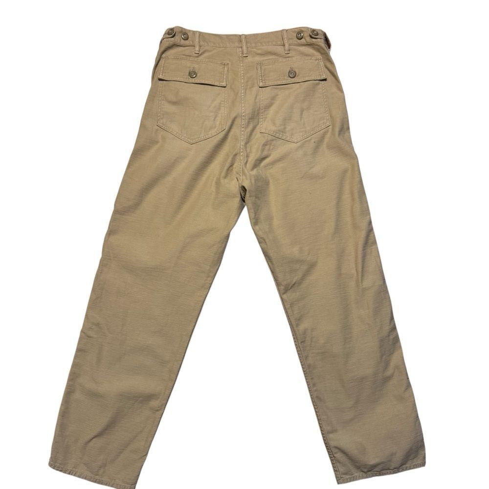Polo Ralph Lauren Tan Cotton Sateen Utility Pants Trousers Women's Size 8 - Picture 2 of 9